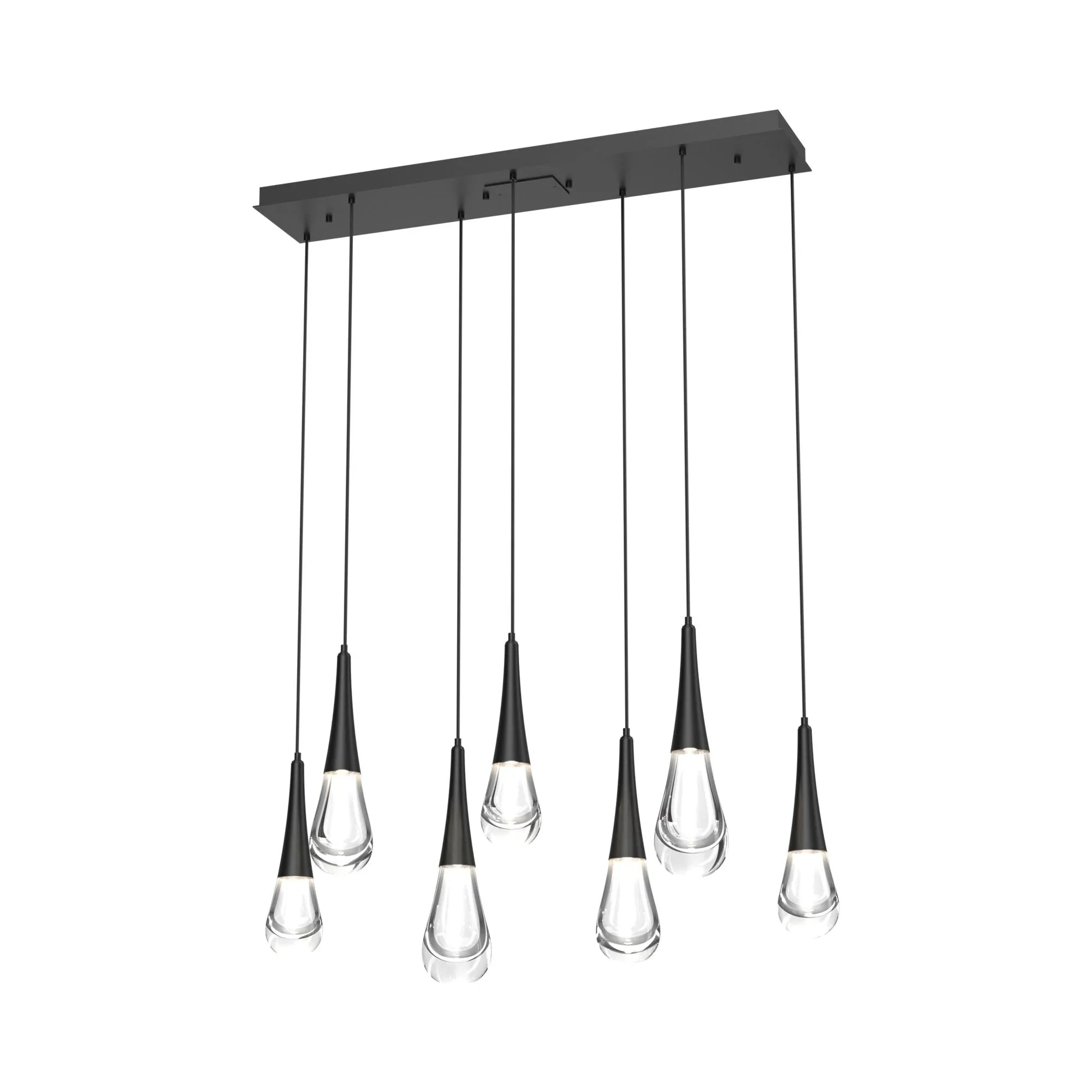 Water Drop Liquid Rectangle Chandelier - Image 3