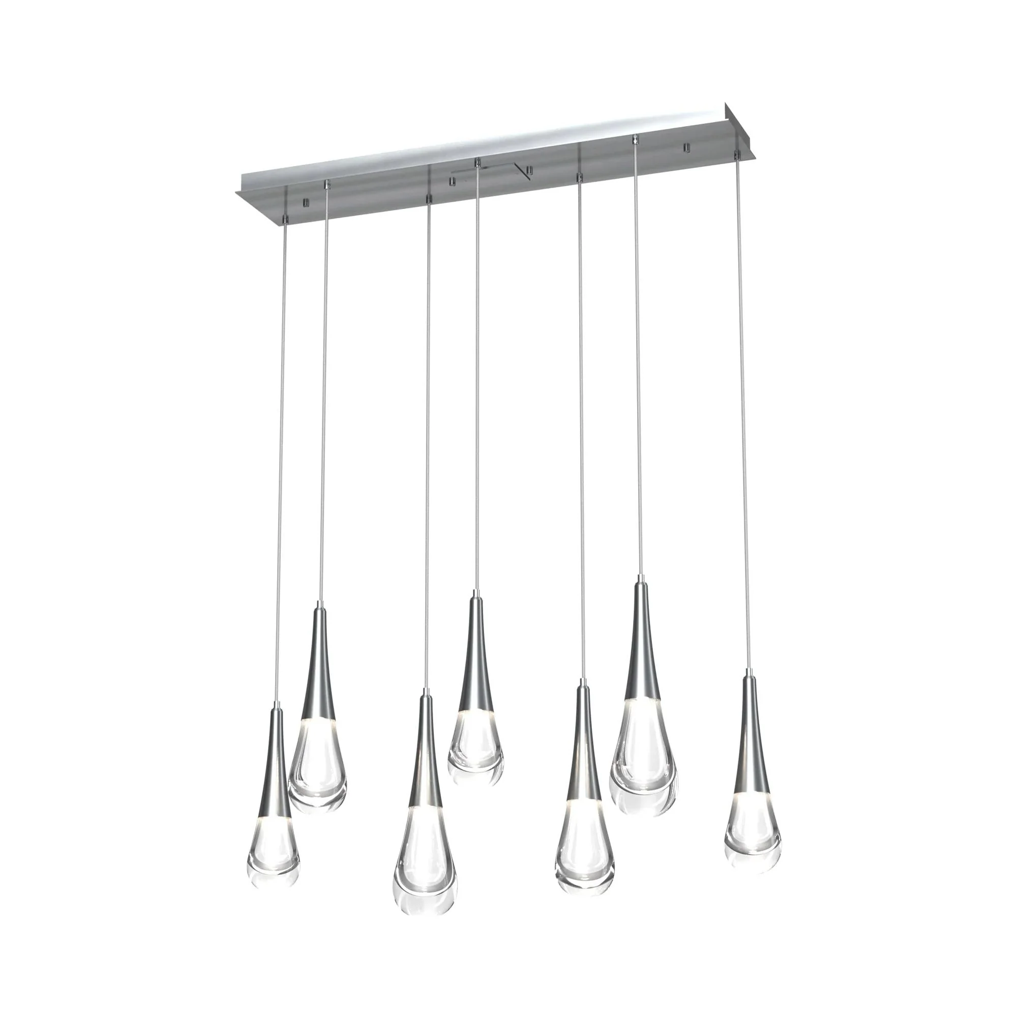 Water Drop Liquid Rectangle Chandelier - Image 4