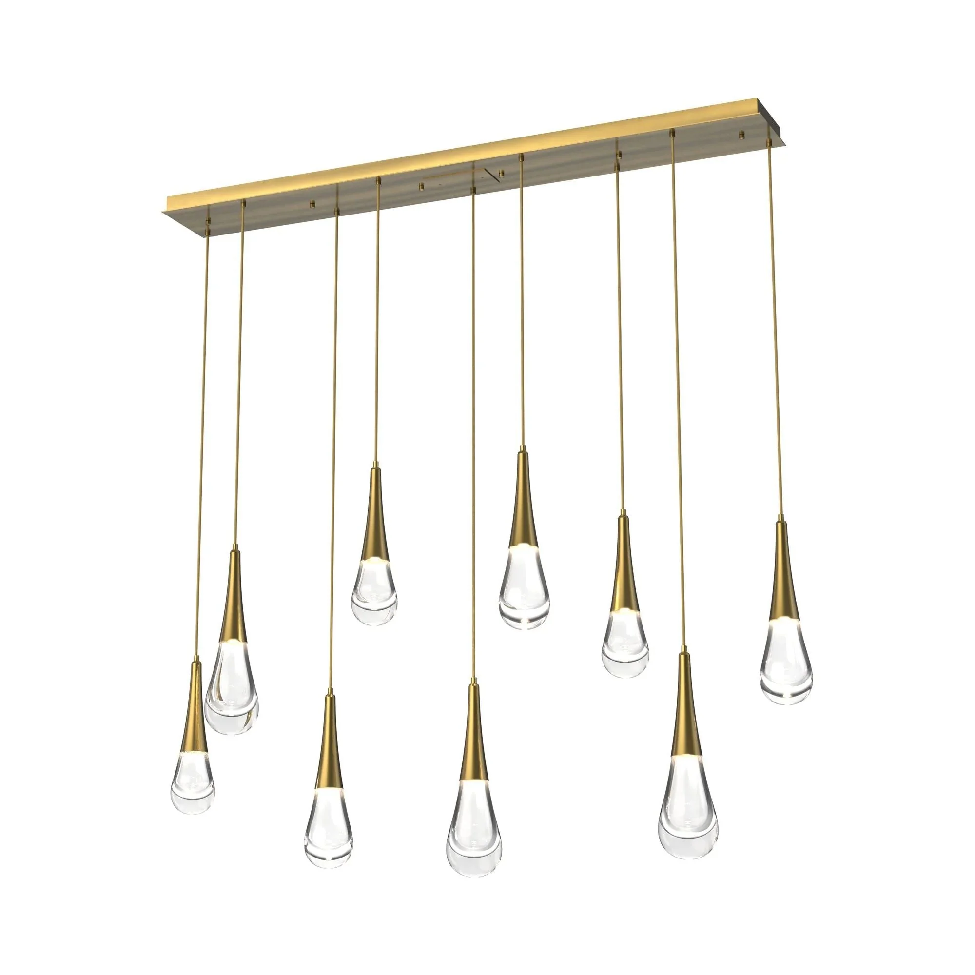Water Drop Liquid Rectangle Chandelier - Image 5
