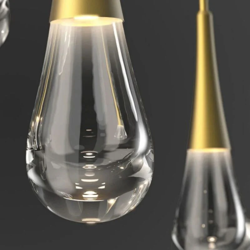 Water Drop Liquid Square Chandelier - Image 8