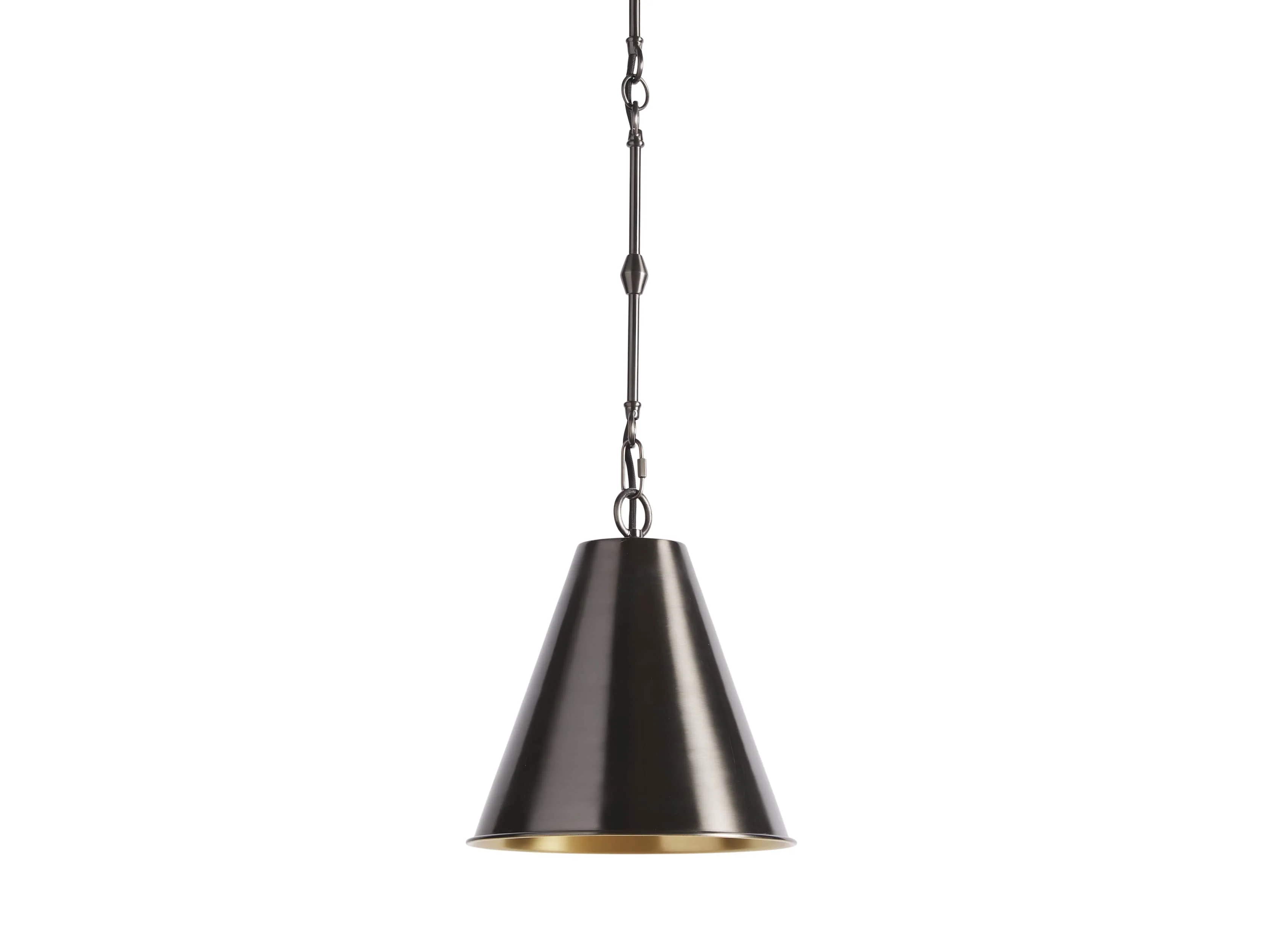 Watley Metallic Cone Pendant Light - Image 11