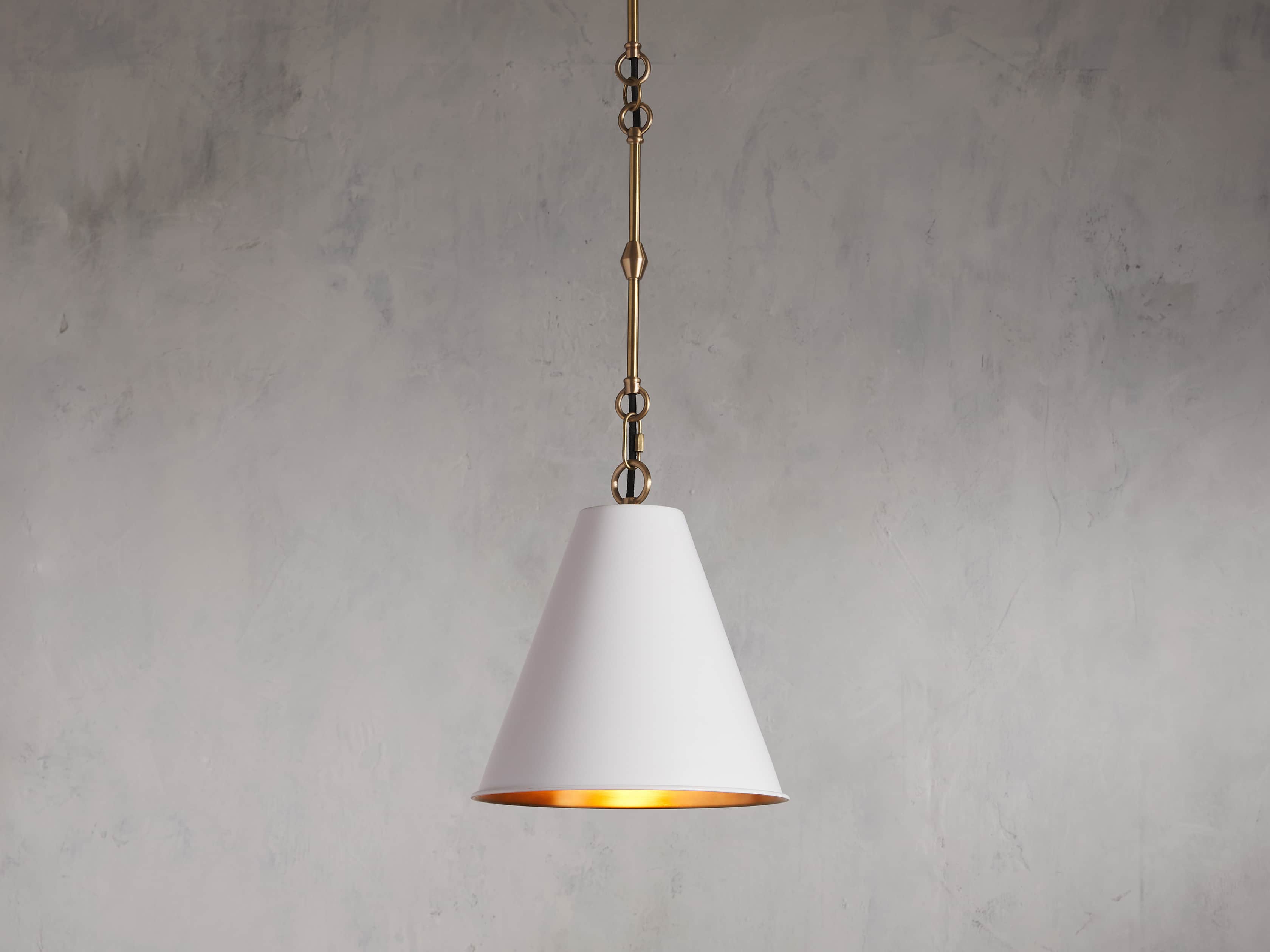 Watley Metallic Cone Pendant Light - Image 12