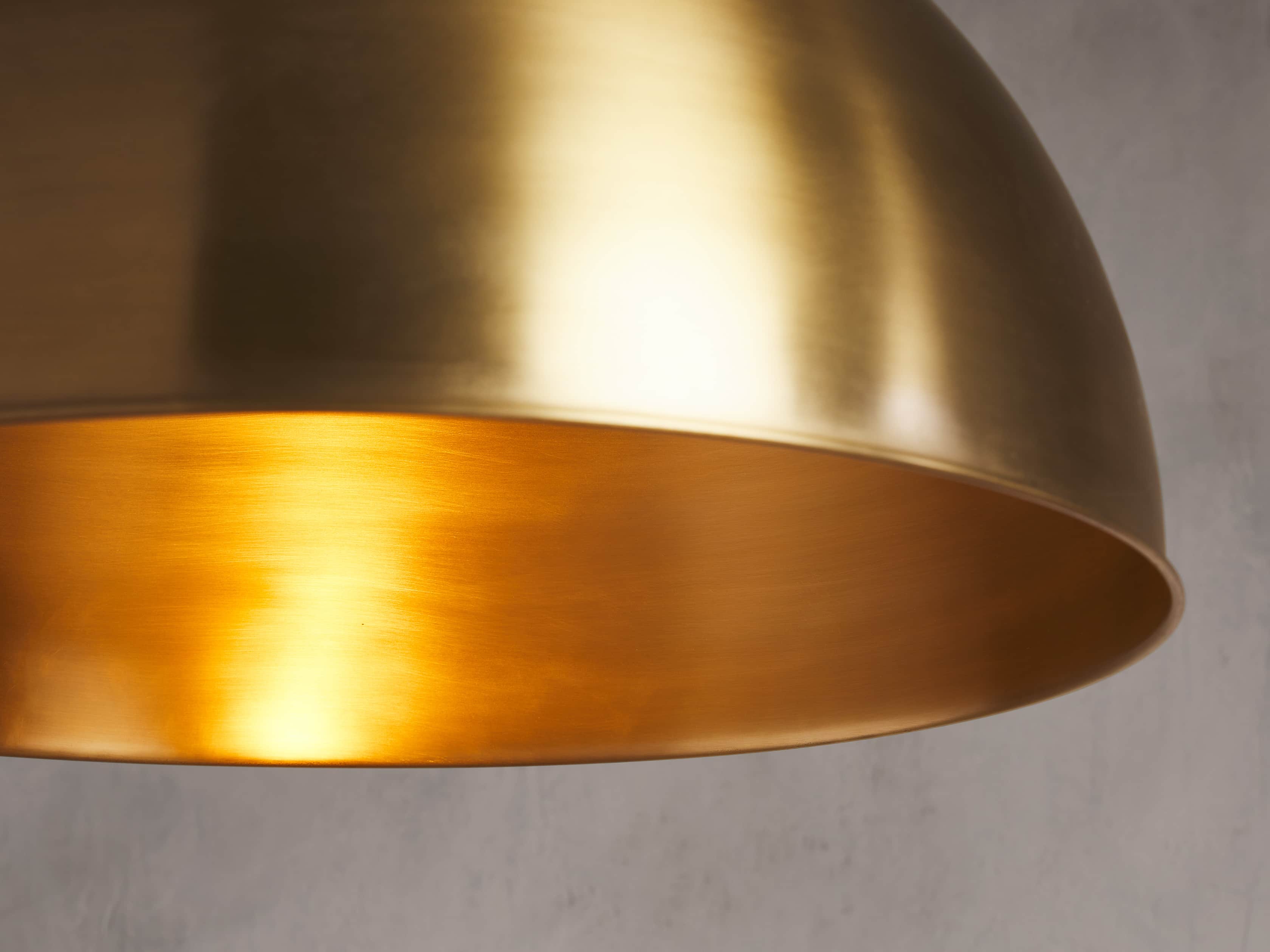Watley Metallic Dome Pendant Light - Image 3